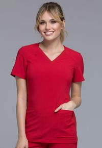 Top by Cherokee Uniforms, Style: CK605-RED